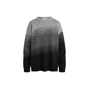 AYA MUSE Black Gray Gradient Sweater NWT $515 Wool Cashmere Size M
